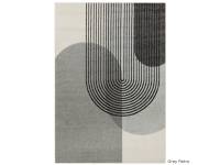 Muse grey retro rug