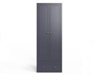 Blue florence wardrobe on a white background