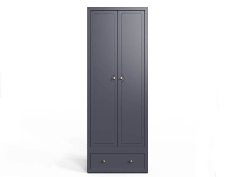 Blue florence wardrobe on a white background