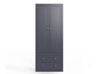 Blue florence wardrobe on a white background