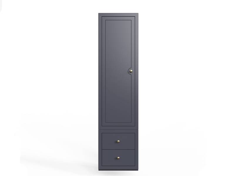 Blue florence wardrobe on a white background