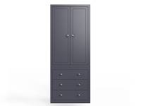 Blue florence wardrobe on a white background