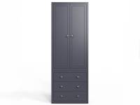 Blue florence wardrobe on a white background