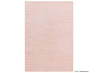 Muse pink geometric rug