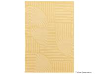 Muse yellow geometric rug