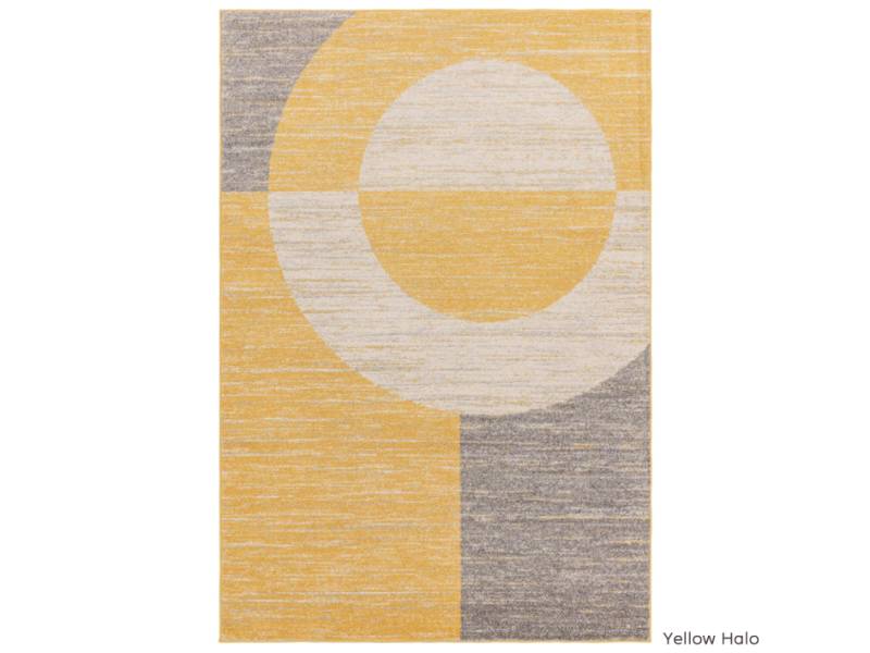 Muse yellow halo rug