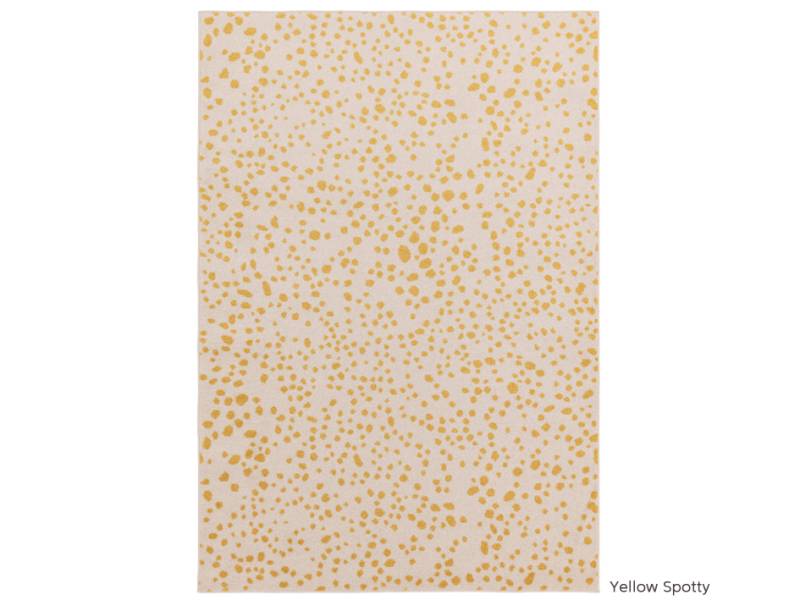 Muse yellow spotty rug