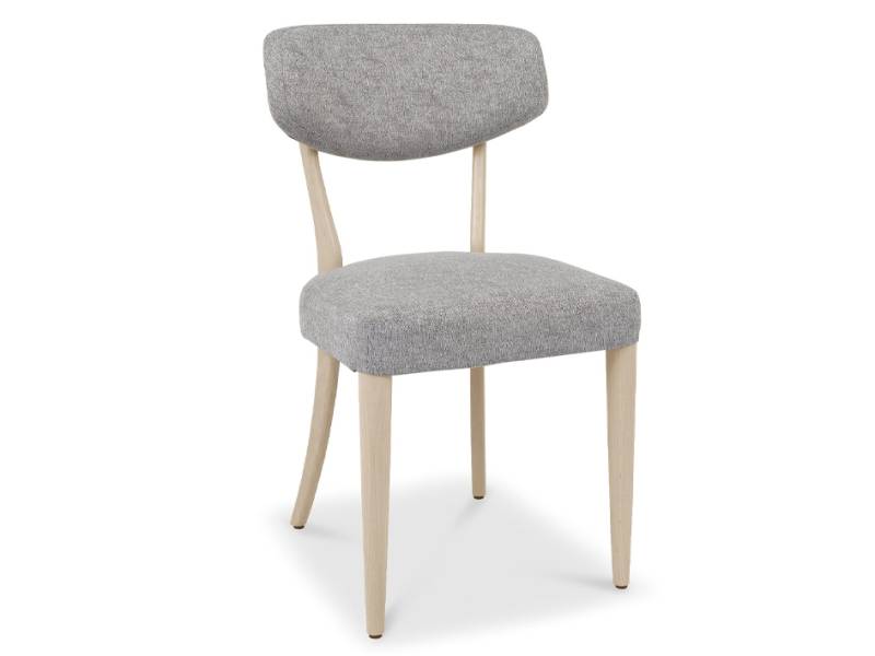 Luca dining chair from side on a white background