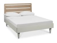 Luca bed frame on white background