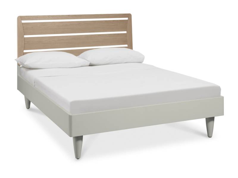 Luca bed frame on white background