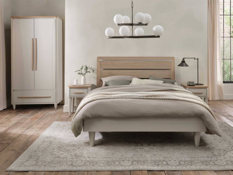 Luca bed frame in a bedroom