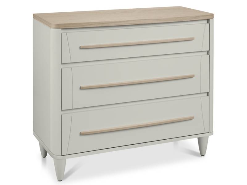 Luca chest of drawers on white background