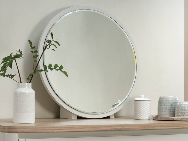 Luca vanity mirror on a dressing table
