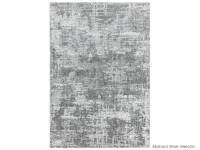 Orion abstract silver metallic rug