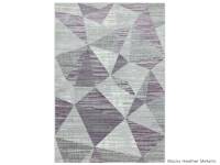 Orion blocks heather metallic rug