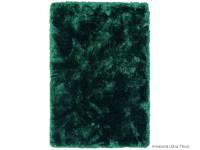 Plush emerald ultra thick rug