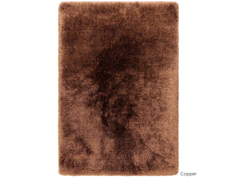 Plush copper rug