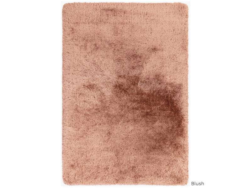 Plush blush rug