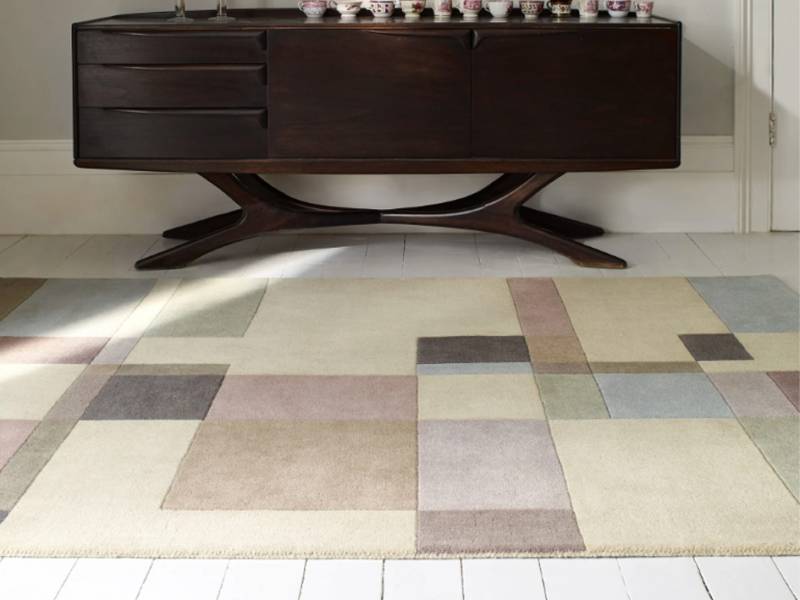 Reef rug in a room