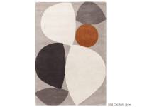 Reef mid century grey rug