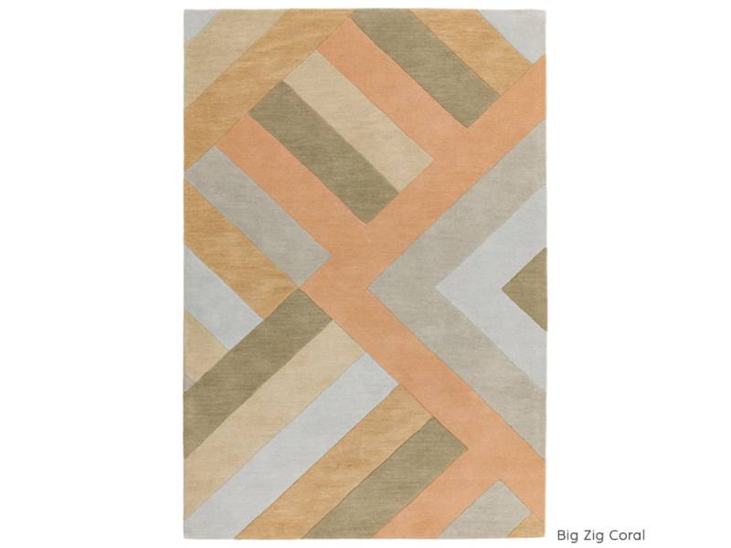 Reef Biz zag coral rug