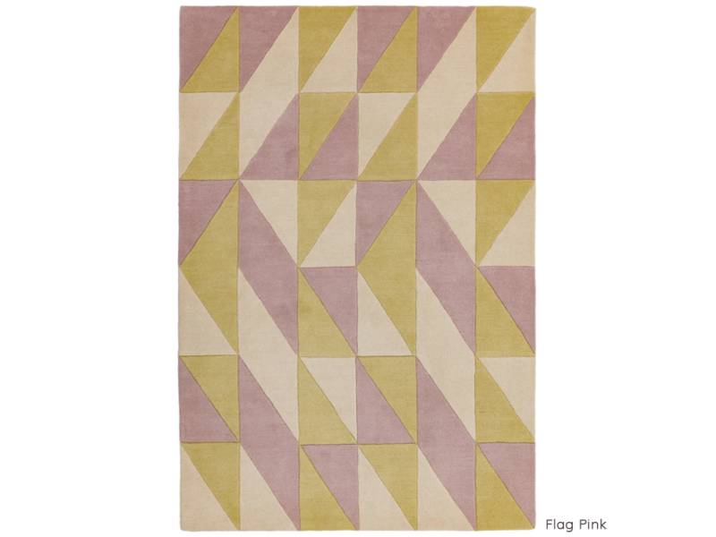 Reef flag pink rug