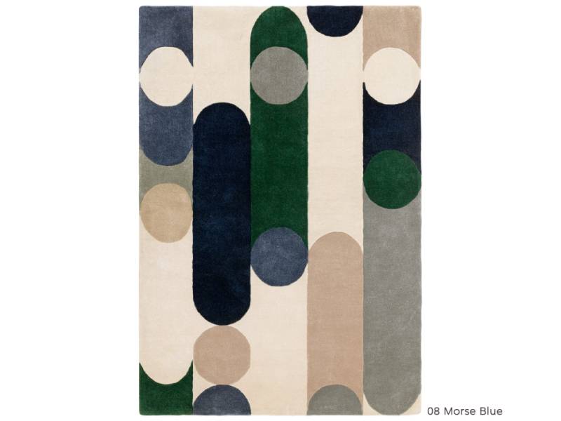 Romy morse blue rug