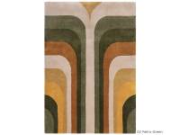 Romy retro green rug