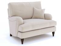 Upton Snuggler Armchair on white background