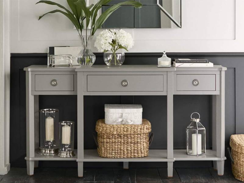 Henshaw 3 drawer triple console