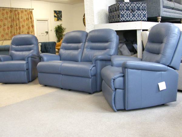 Harrison Leather Sofa & Armchair set
