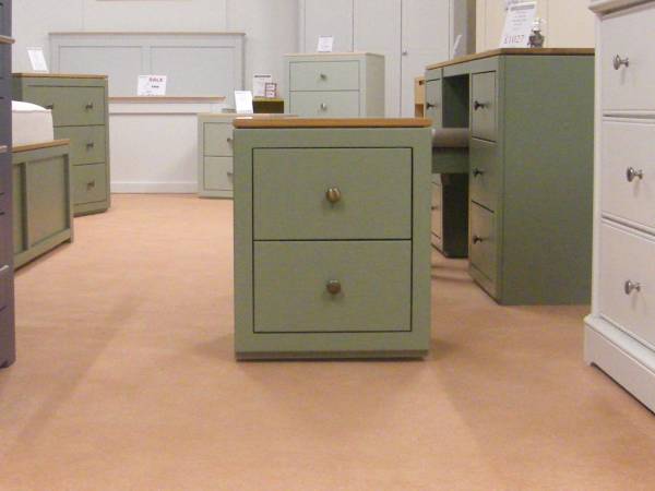 Florence 2 x Drawer Bedside Cabinet
