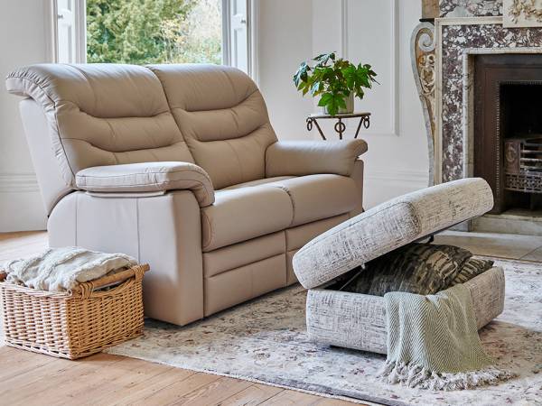 G Plan Ledbury Leather Sofa