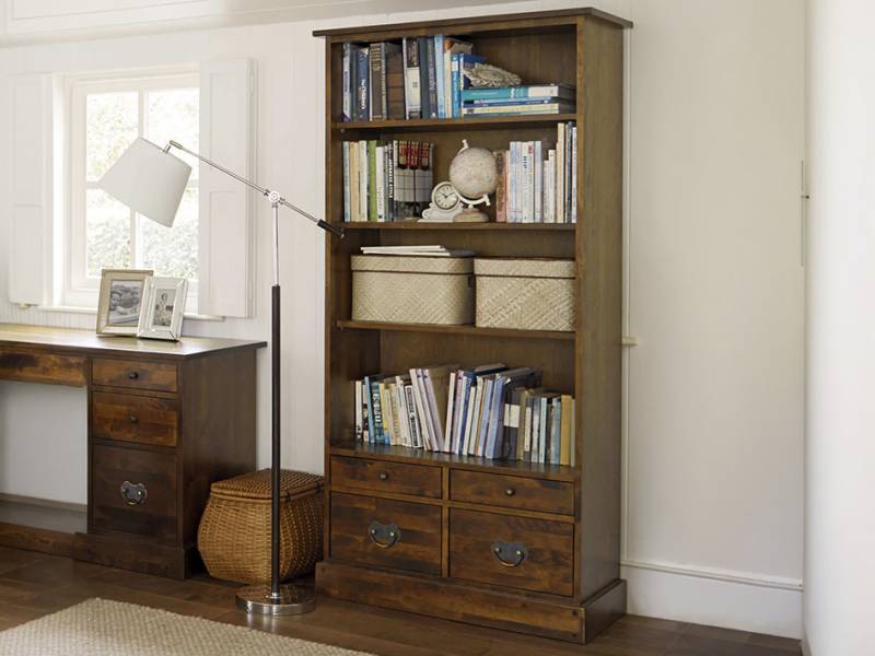 Laura Ashley Garrat 4 drawer single bookcase