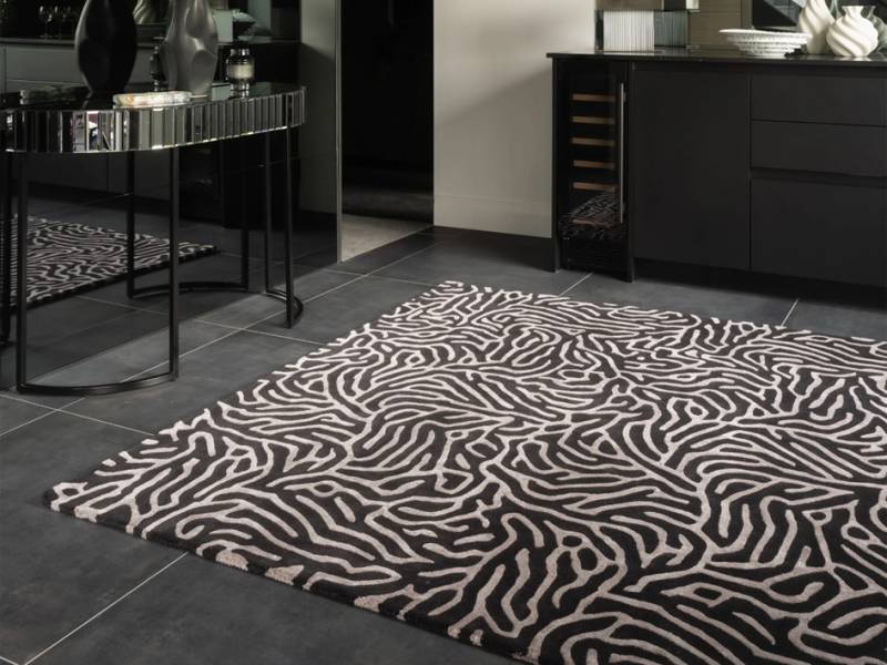 Katherine Carnaby Coral Gunmetal Rug