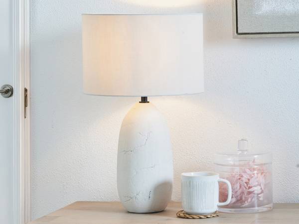 Erika White Table Lamp