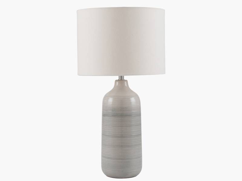 Venus Blue and Grey Ombre Ceramic Table Lamp 2