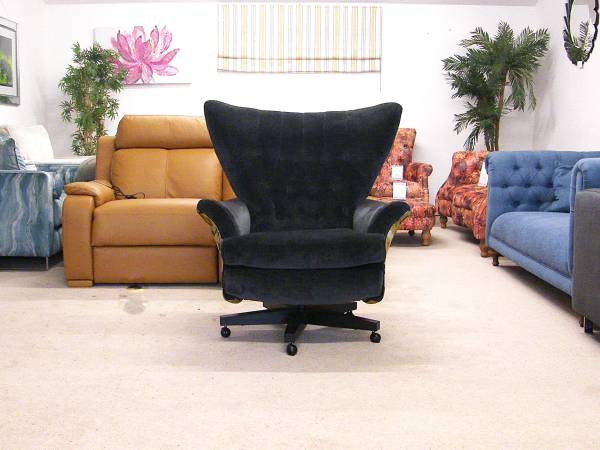 G Plan Vintage Broadway Swivel Chair & Stool