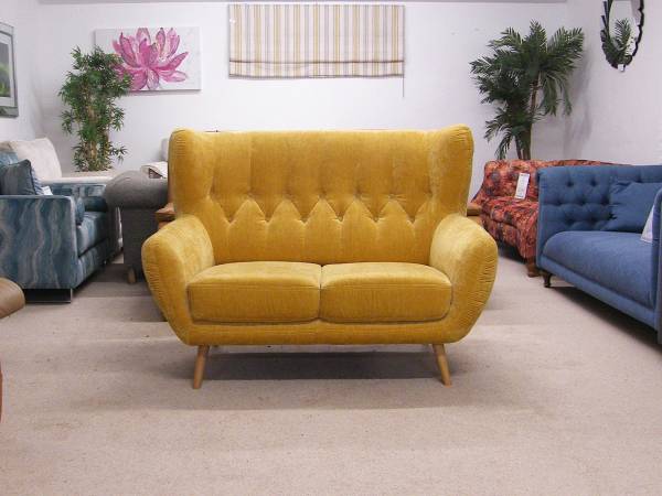 Kara High Back 2 Seat Sofa