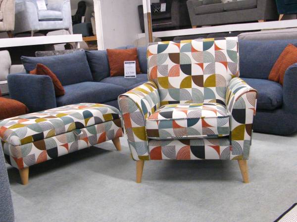 Oslo Accent Chair & Ottoman