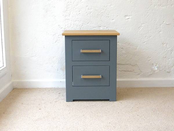 Mason 2 Drawer Bedside Cabinet