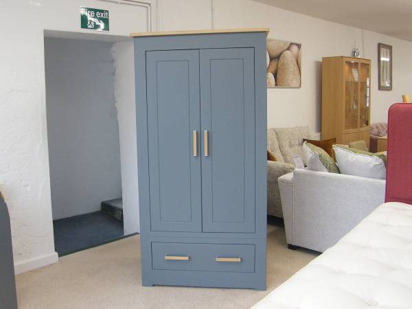 Mason 2 Door Single Drawer Wardrobe