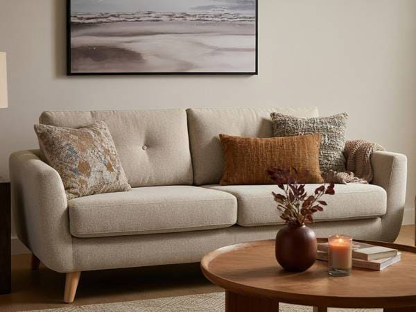Sandy sofa