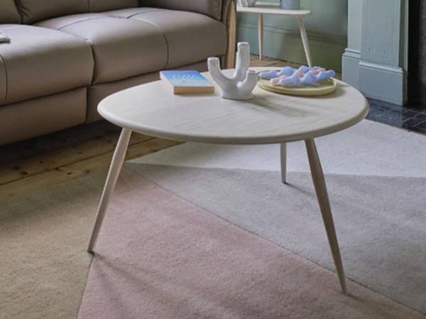 Ercol pebble coffee table
