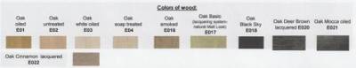 Harvey dining table wood finishes