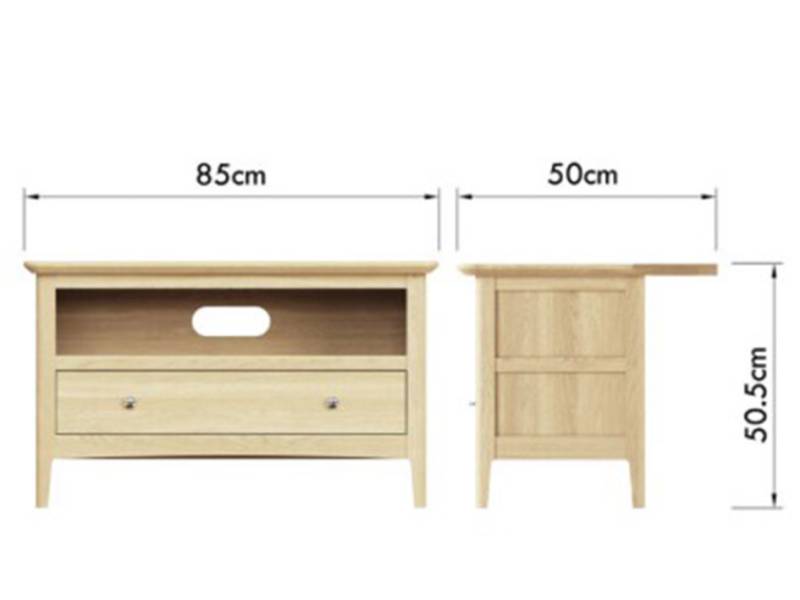 Hudson TV unit size