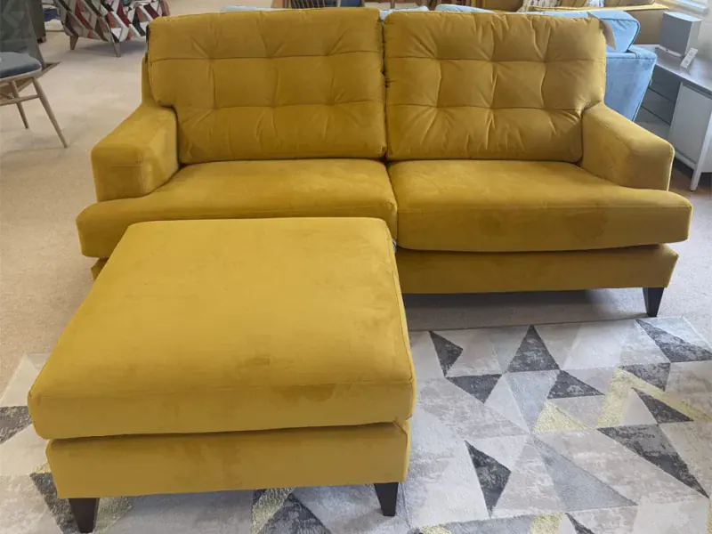 G Plan Vintage Amelia Large Sofa and Footstool