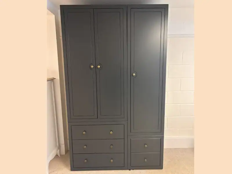Florence single robe with 2 drawers