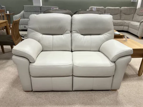 G Plan 2 Seater Leather Sofa