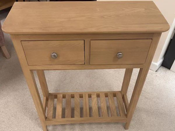 Hudson 2 drawer console table